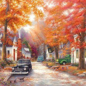 1000 Piece Puzzle by Artist Chuck Pinson - A Moment On Memory Lane